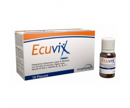 Ecuvix Integratore 10 Flaconcini da 10 ml