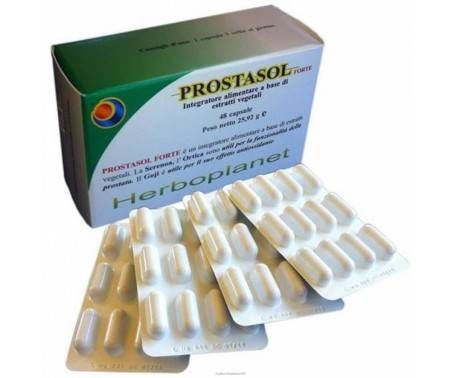 Herboplanet Prostasol Forte Integratore 48 Capsule