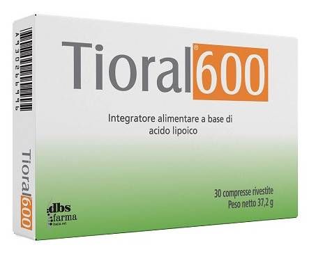 Tioral 600 Integratore Acido Alfa Lipoico 30 Compresse