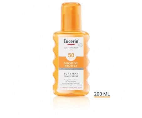 Eucerin Sun Spray Solare Trasparente FP 50 Pelle Normale o Grassa 200 ml