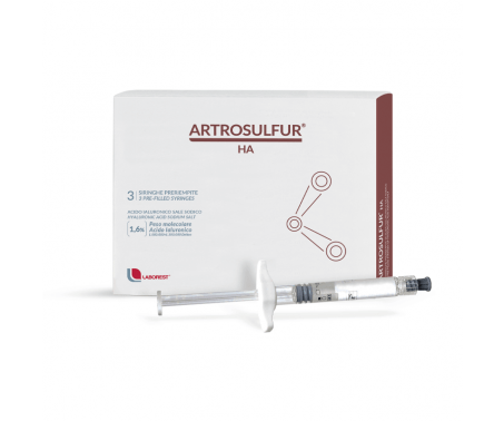 Artrosulfur HA 3 siringhe preriempite con acido ialuronico