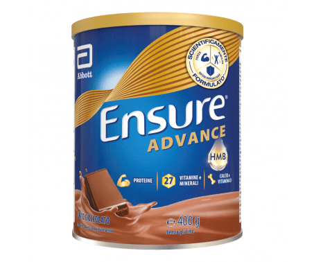 Ensure Advance – Formula Nutrivigor Integratore Alimentare Proteico Cioccolato 400g