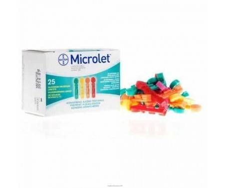Microlet Lancette Pungidito Colorate - 25 Pezzi