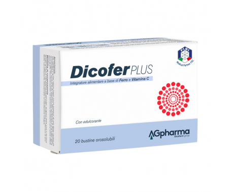 Dicofer Plus Integratore Ferro e Vitamina C 20 Bustine