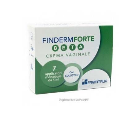 Finderm Forte Beta Crema Vaginale 7x5mL applicatori monouso 