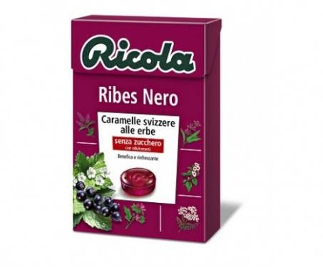 Ricola Ribes Nero Caramelle Svizzere Alle Erbe Senza Zucchero 50 g