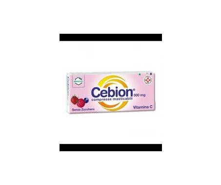 Cebion - Integratore di Vitamina C - 20 compresse masticabili - senza zucchero