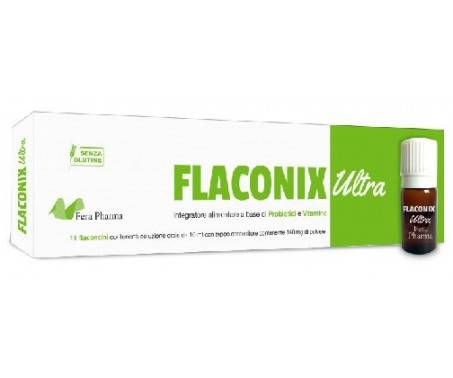 Flaconix Ultra Integratore Probiotici e Vitamine 11 Flaconcini