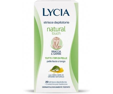 Lycia Natural Touch Strisce Depilatorie Braccia E Gambe 20 Pezzi