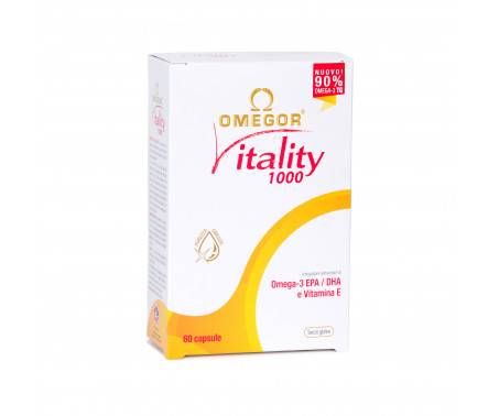 Omegor Vitality 1000 - Integratore per cuore e circolazione - 60 capsule molli