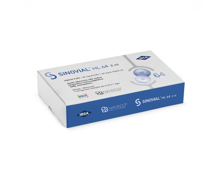 Sinovial HL Hybrid 64- Siringa preriempita a base di Acido Ialuronico sale sodico 3,2% - 2 mL