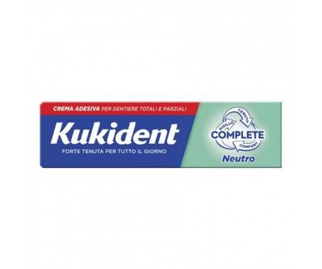 Kukident Complete Neutro Pasta Adesiva per Dentiere 40g