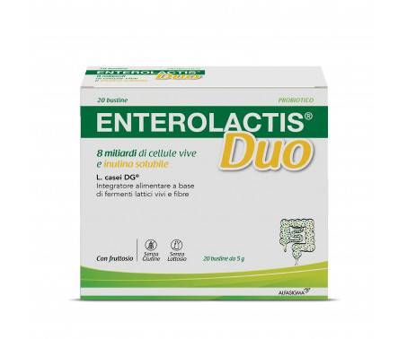 Enterolactis Duo - Integratore a base di fermenti lattici vivi - 20 bustine