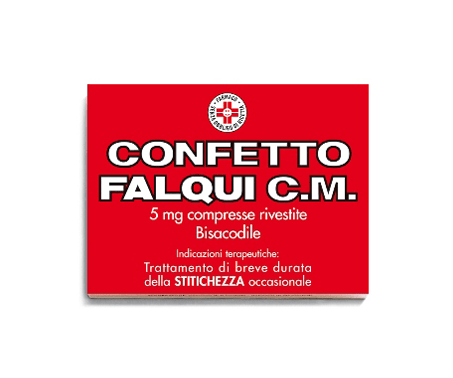 Confetto Falqui C.M. 5 mg Bisacodile Stitichezza 20 Compresse