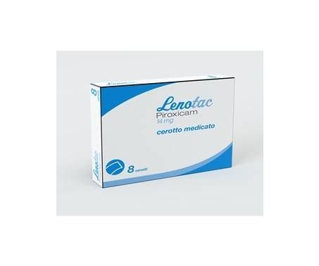 Lenotac 14 mg Piroxicam Dolori Articolari 8 Cerotti Medicati
