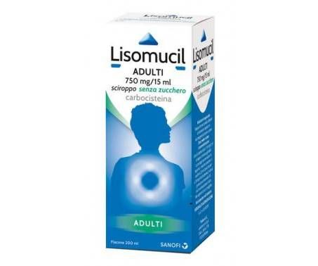 Lisomucil Tosse Mucolitico Senza Zucchero 750 mg/15 ml Sciroppo Adulti 200 ml