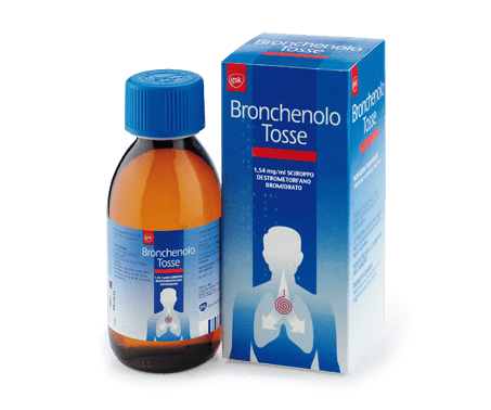 Bronchenolo Tosse Sciroppo Sedativo 1,54 mg/ml Destrometorfano Bromidrato 150 ml