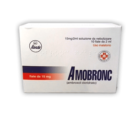 Amobronc Soluzione per Inalazioni 2 ml 15 mg Ambroxol cloridrato 10 Fiale