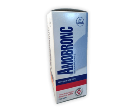 Amobronc Sciroppo 0,3% Ambroxolo Mucolitico 200 ml