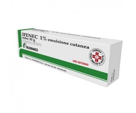 Ifenec 1% Econazolo Nitrato Emulsione Cutanea Antimicotica 30g