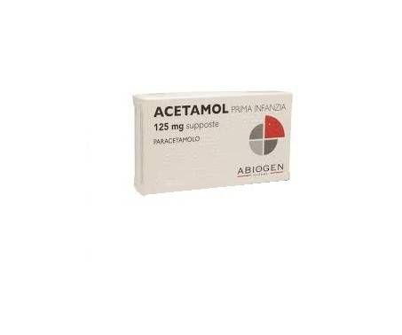 Acetamol Prima Infanzia - 10 Supposte 125 mg