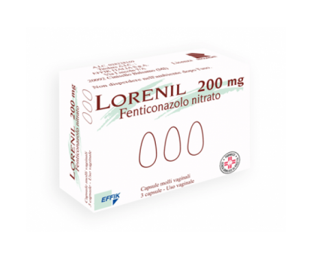 Lorenil 200 mg Fenticonazolo 3 Capsule Molli Vaginali