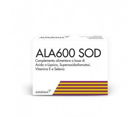 Alasod 600 - Integratore antiossidante - 20 Compresse