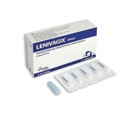 Lenivagix Ovuli Normalizzanti Mucosa Vaginale 10 Ovuli
