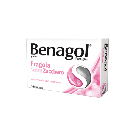BENAGOL FRAGOLA S/Z 16 PAST. pastiglie mal di gola 