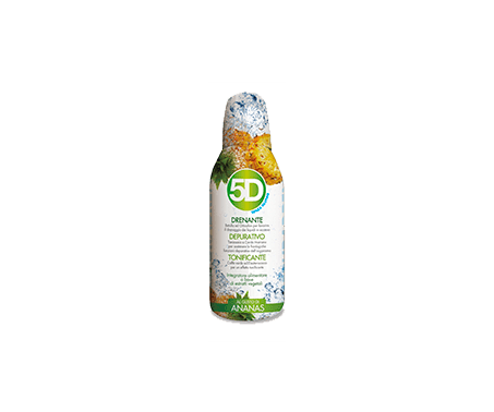 5D Depuradren Sleeverato - Gusto Ananas - Integratore depurativo e drenante - 500 ml
