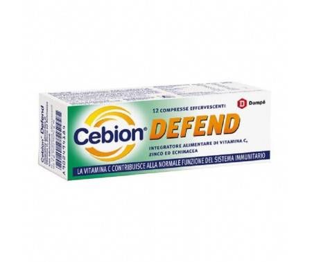Cebion Defend - Integratore per il sistema immunitario - 12 compresse effervescenti
