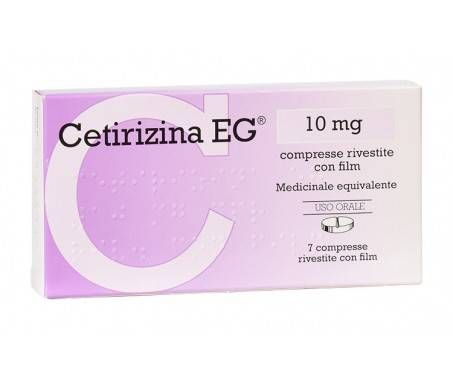 Cetirizina EG 10 mg Compresse Rivestite Con Film 7 Compresse