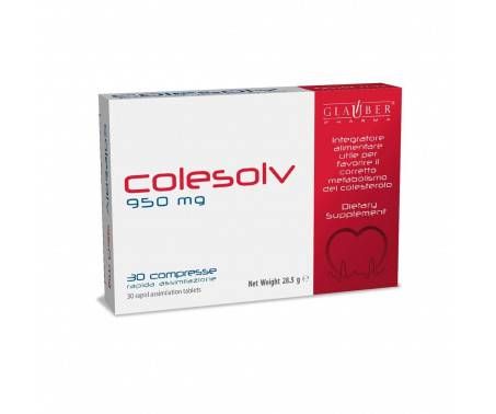 Forza Vitale Colesolv Integratore Colesterolo 30 Compresse 28,5 g