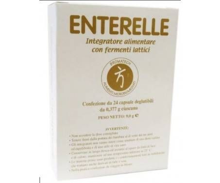 Enterelle Plus- Integratore di fermenti lattici - 24 capsule 