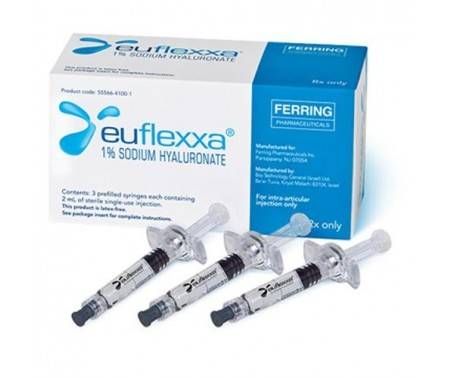 Euflexxa - Siringa preriempita a base di Ialuronato di sodio - 2 ml - 3 pezzi