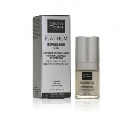 Martiderm - Platinum - Expression Gel - per contorno occhi e labbra - 15 ml