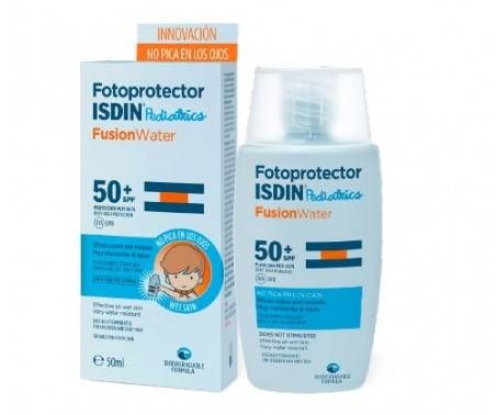 Isdin Fotoprotector Pediatrics Fusion Water SPF 50+ - Protezione solare viso per bambini - 50 ml