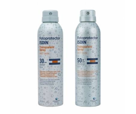 Fotoprotector Isdin Trasparent Spray Wet Skin SPF 50+ - Protezione solare corpo - 250 ml