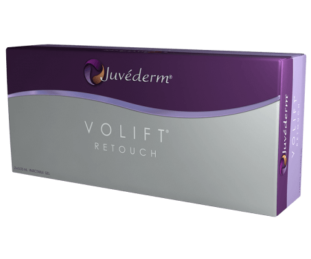 Juvèderm Volift Retouch con lidocaina - confezione con 2 siringhe da 0,55 ml