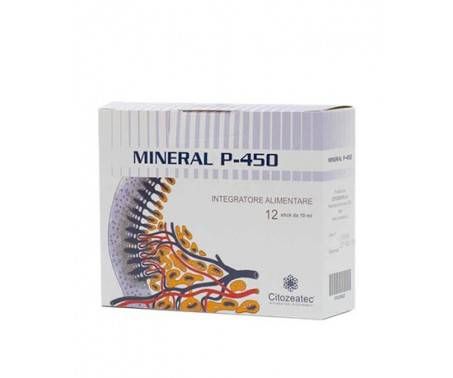 Mineral P 450 integratore alimentare di potassio e magnesio 12 stick