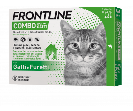 FRONTLINE COMBO 3Pipette 0,5 GATTI