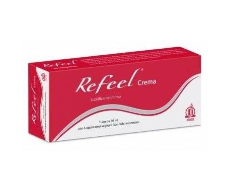 Refeel Crema Lubrificante Vaginale Tubo 30 ml + 6 Cannule