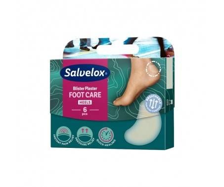 Salvelox Foot Care Blister Medium Cerotti Per Talloni 6 Pezzi
